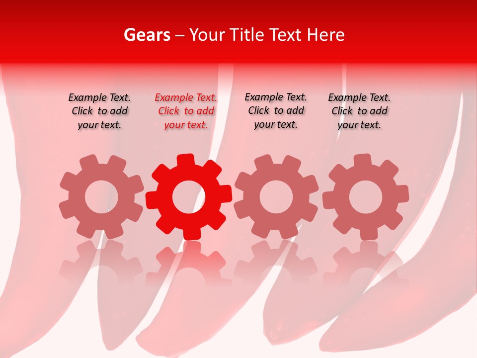 White Background Pepper PowerPoint Template