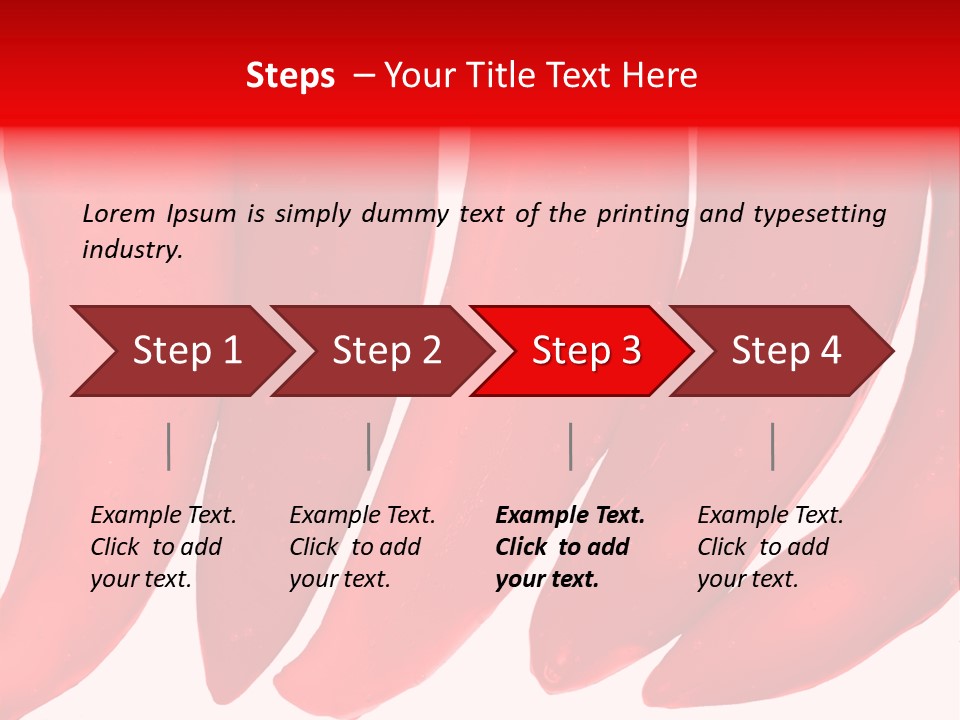 White Background Pepper PowerPoint Template
