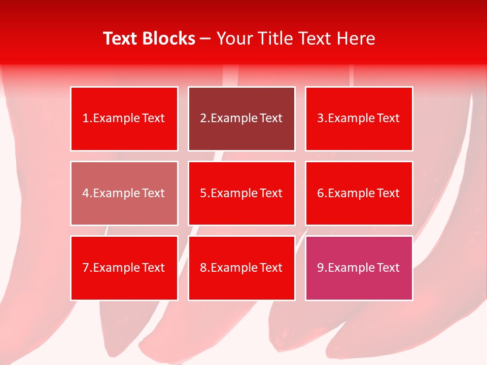 White Background Pepper PowerPoint Template