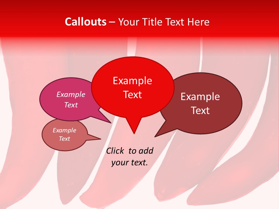 White Background Pepper PowerPoint Template