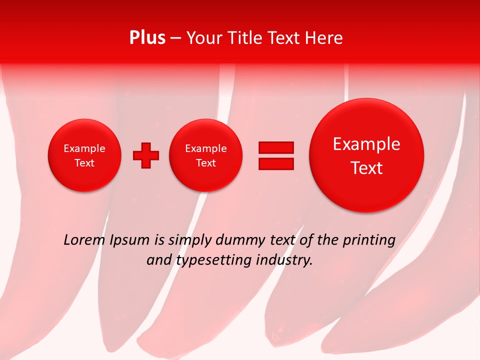 White Background Pepper PowerPoint Template