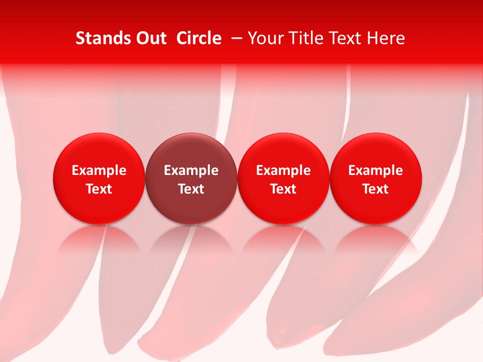 White Background Pepper PowerPoint Template