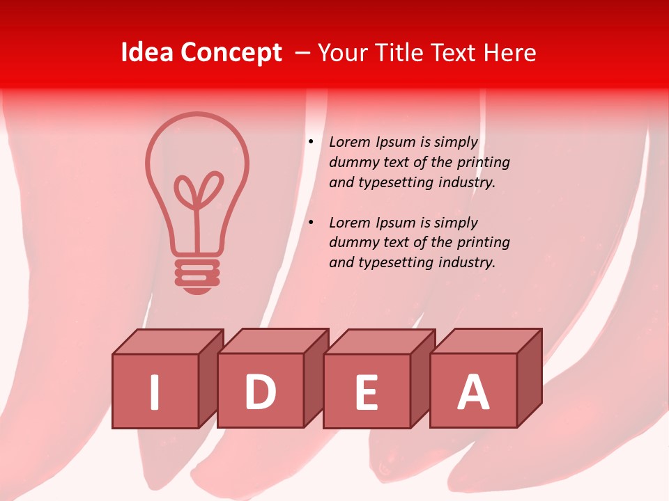 White Background Pepper PowerPoint Template