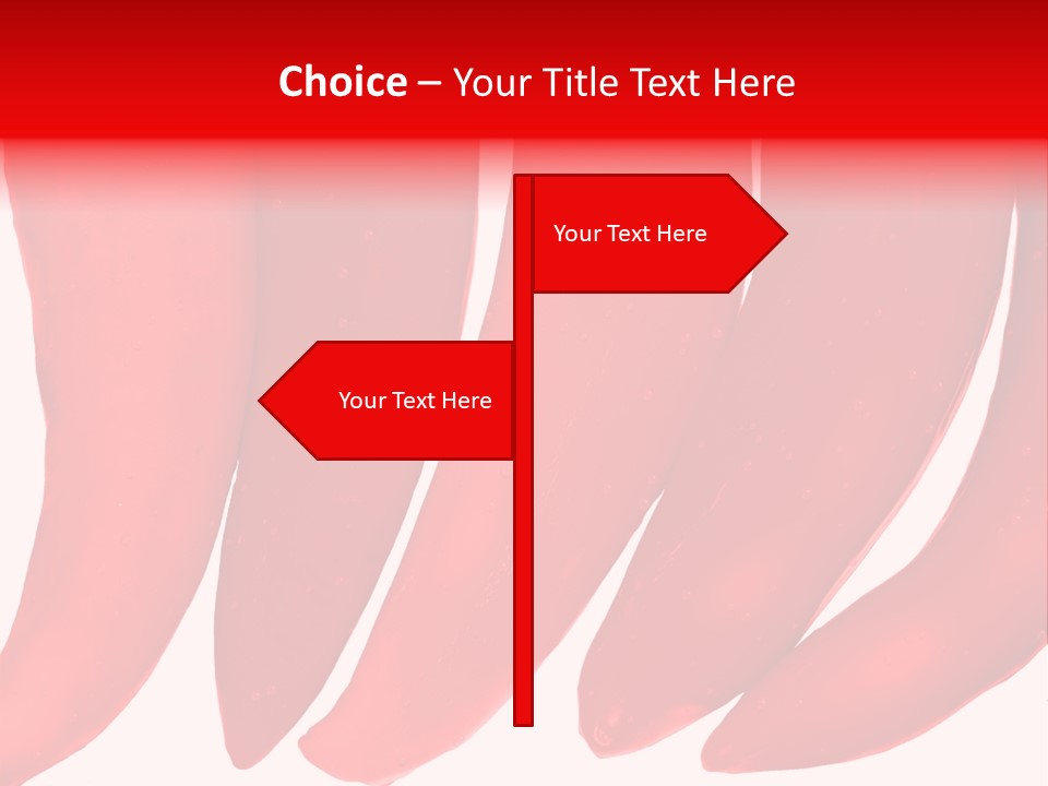 White Background Pepper PowerPoint Template