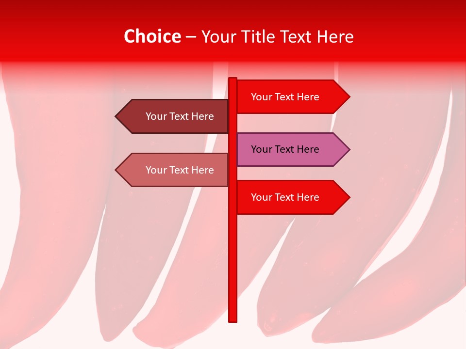 White Background Pepper PowerPoint Template