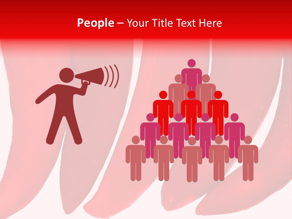 White Background Pepper PowerPoint Template