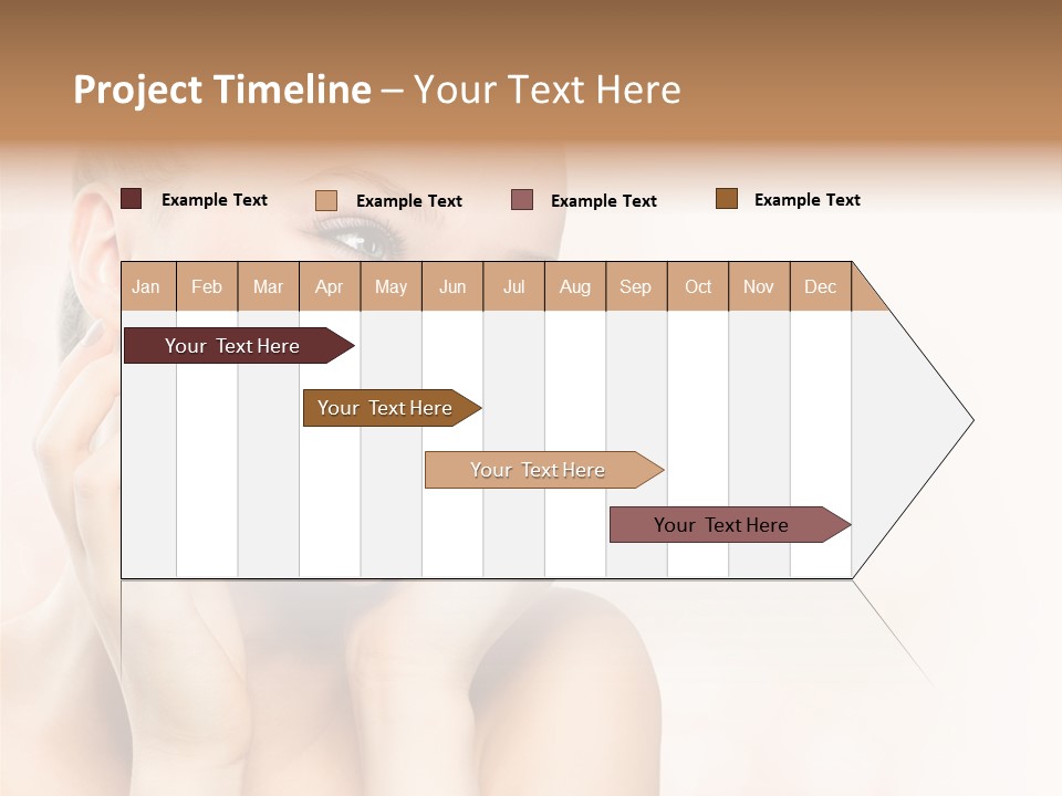 Touching Portrait Cute PowerPoint Template