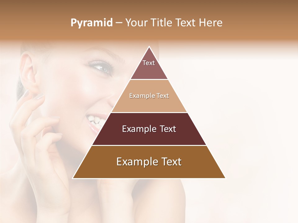 Touching Portrait Cute PowerPoint Template