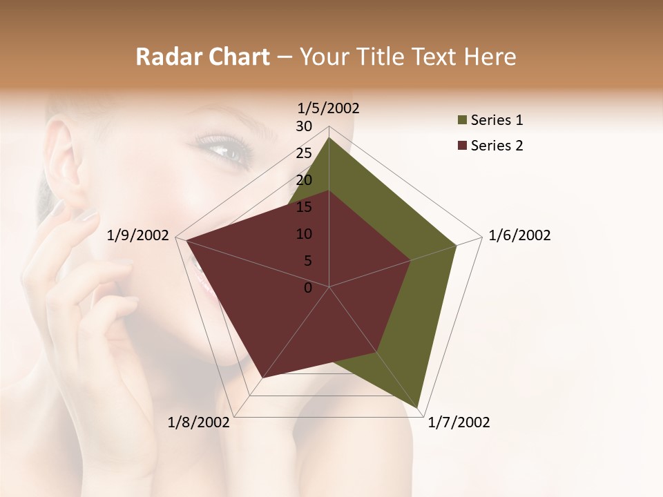 Touching Portrait Cute PowerPoint Template