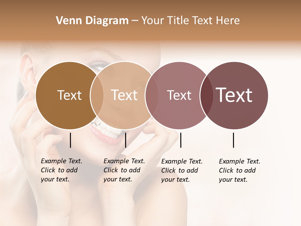 Touching Portrait Cute PowerPoint Template