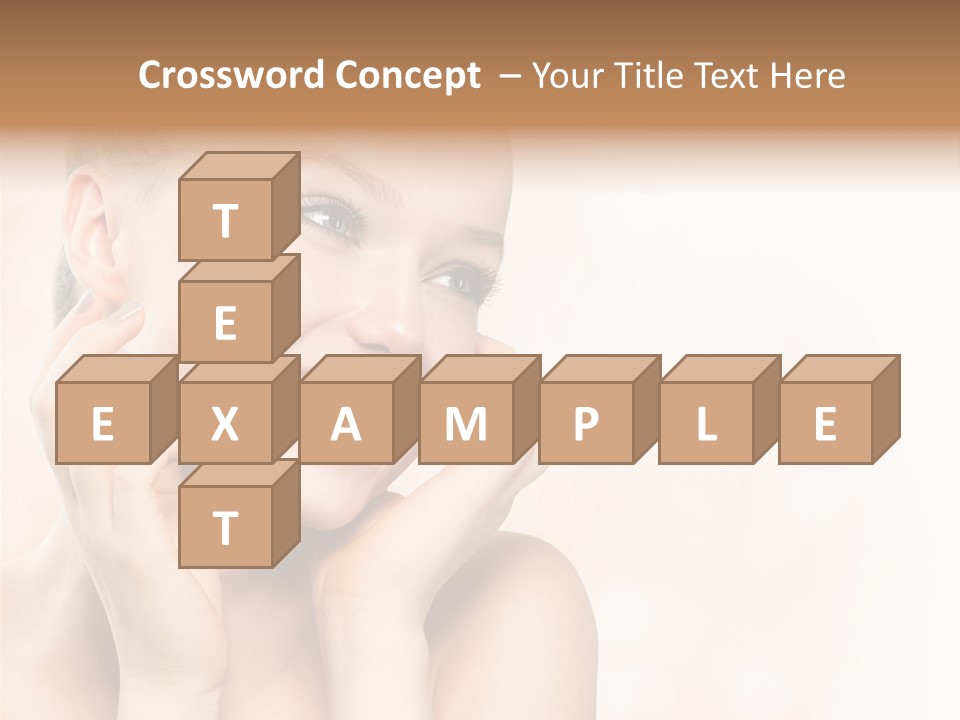 Touching Portrait Cute PowerPoint Template