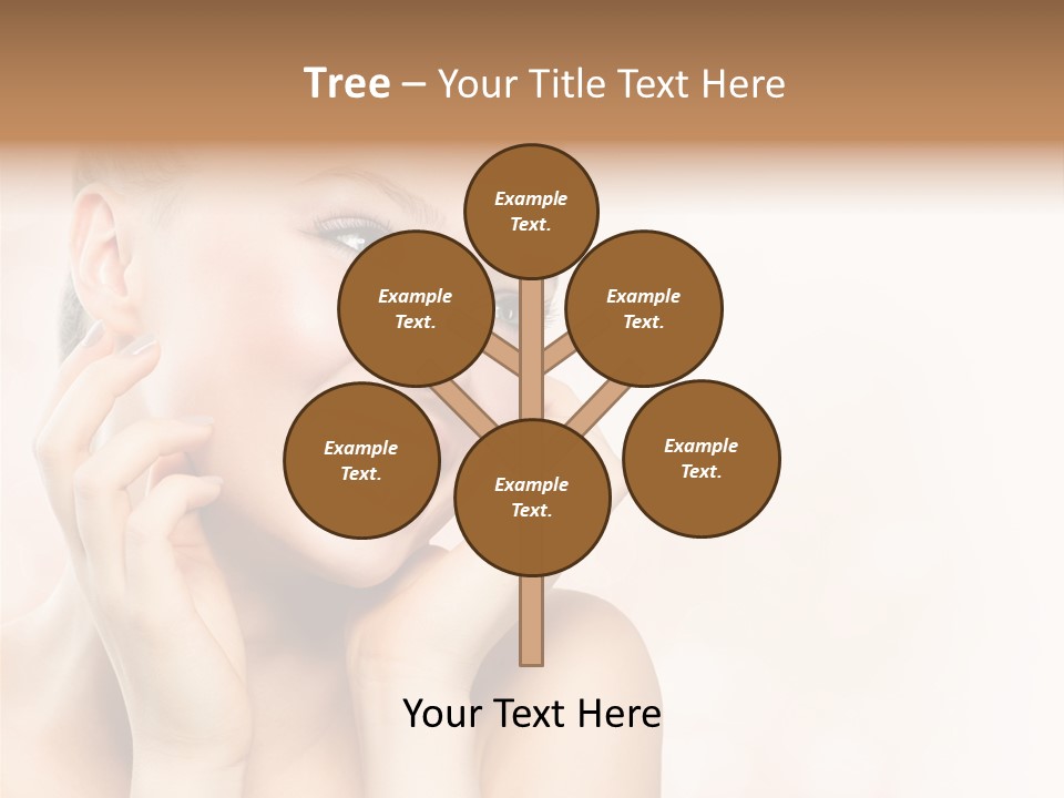 Touching Portrait Cute PowerPoint Template