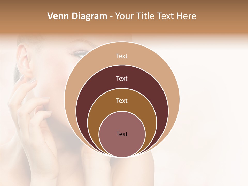 Touching Portrait Cute PowerPoint Template