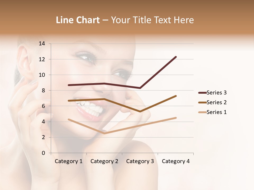 Touching Portrait Cute PowerPoint Template
