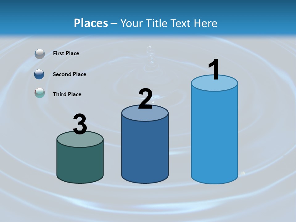 Concept Papier Peint Bleu PowerPoint Template