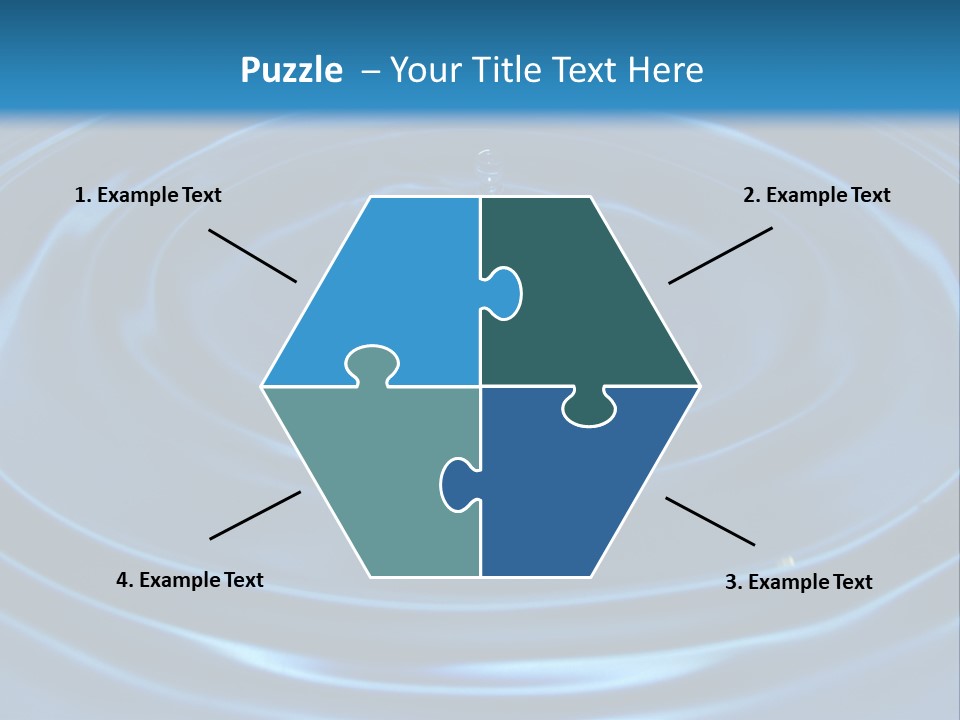 Concept Papier Peint Bleu PowerPoint Template