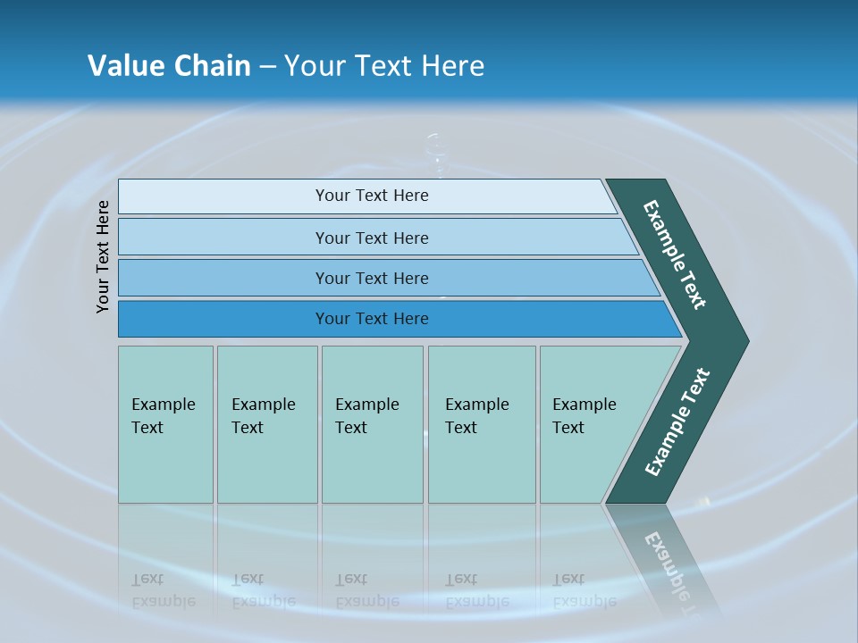 Concept Papier Peint Bleu PowerPoint Template