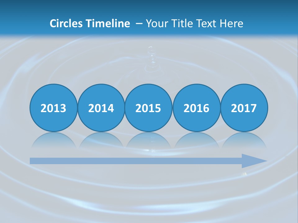 Concept Papier Peint Bleu PowerPoint Template