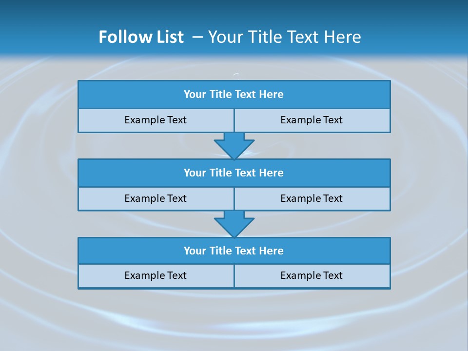 Concept Papier Peint Bleu PowerPoint Template