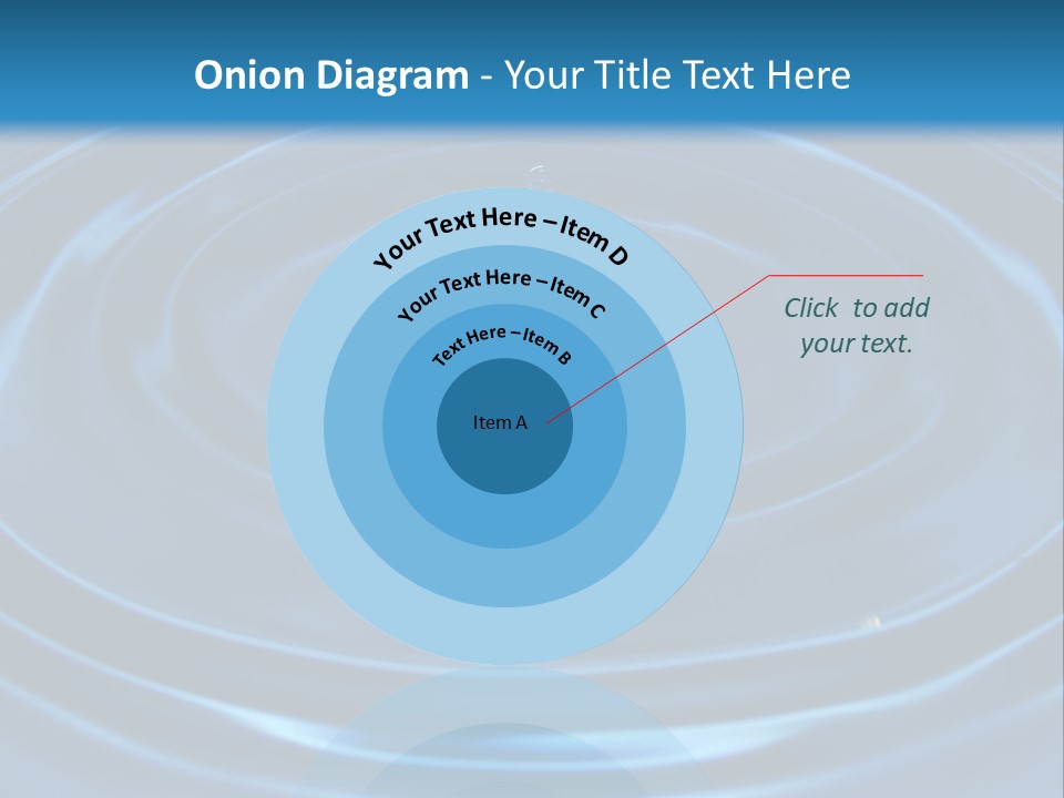 Concept Papier Peint Bleu PowerPoint Template