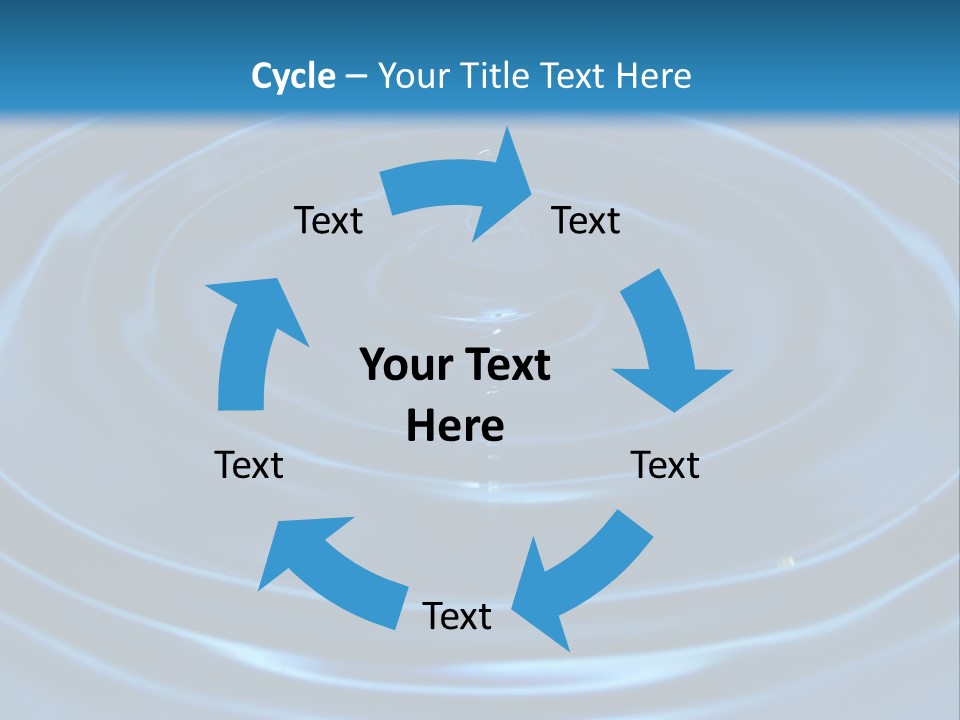 Concept Papier Peint Bleu PowerPoint Template