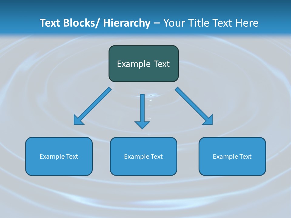 Concept Papier Peint Bleu PowerPoint Template