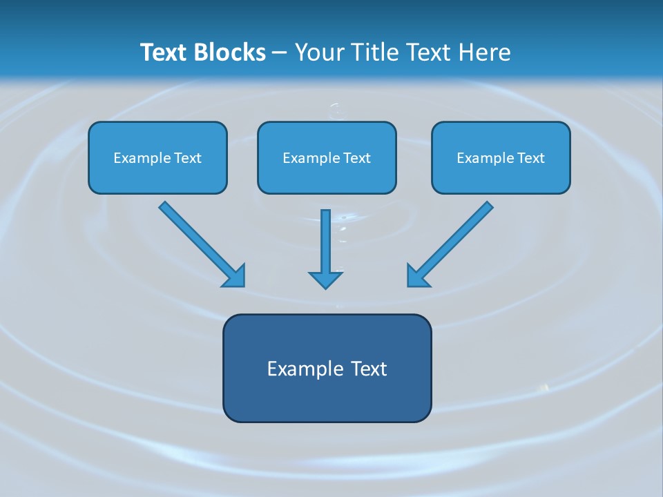 Concept Papier Peint Bleu PowerPoint Template