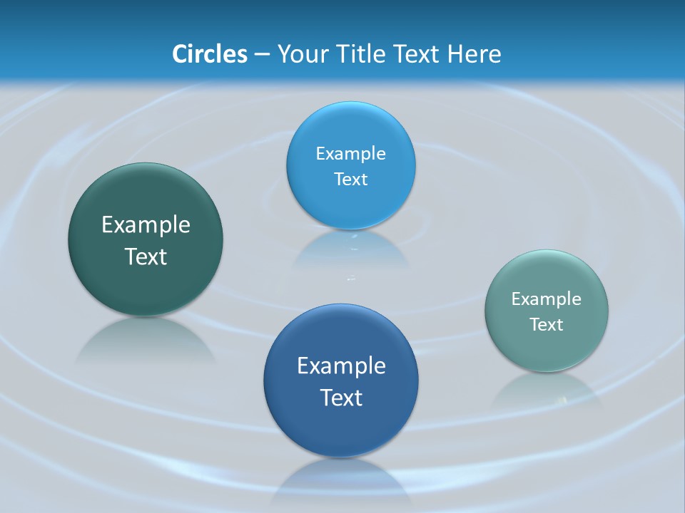 Concept Papier Peint Bleu PowerPoint Template