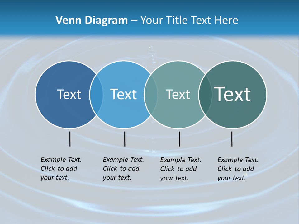 Concept Papier Peint Bleu PowerPoint Template