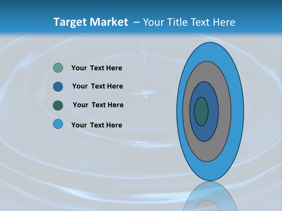 Concept Papier Peint Bleu PowerPoint Template