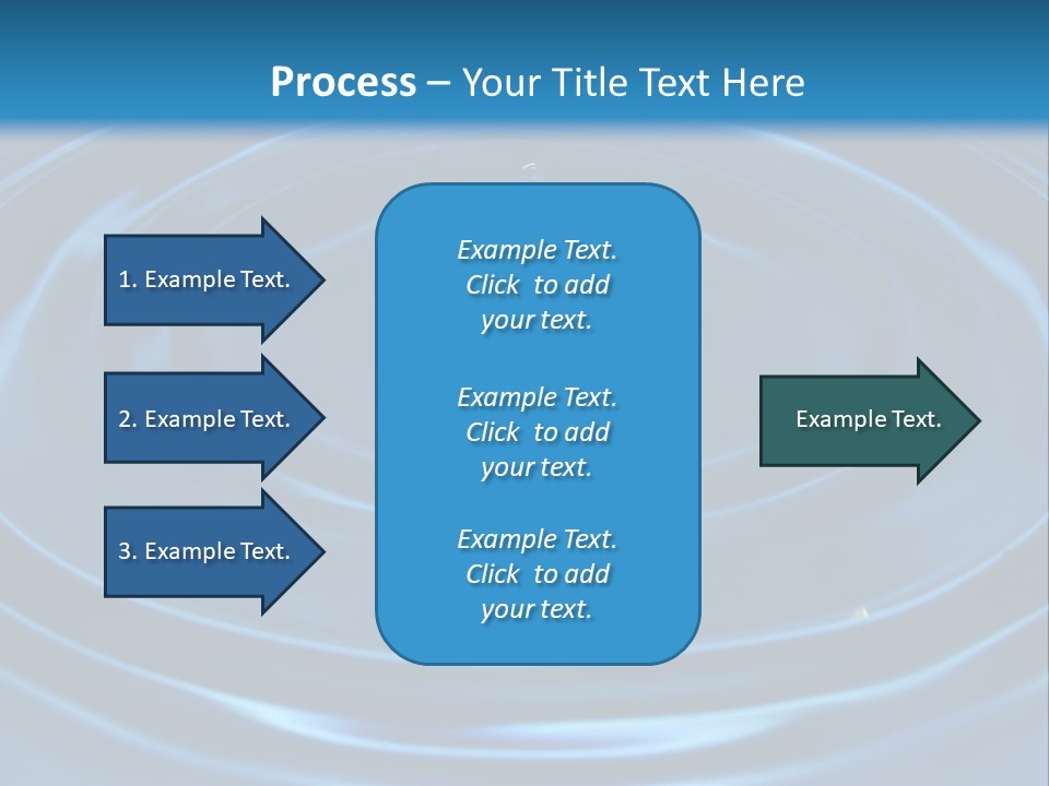 Concept Papier Peint Bleu PowerPoint Template