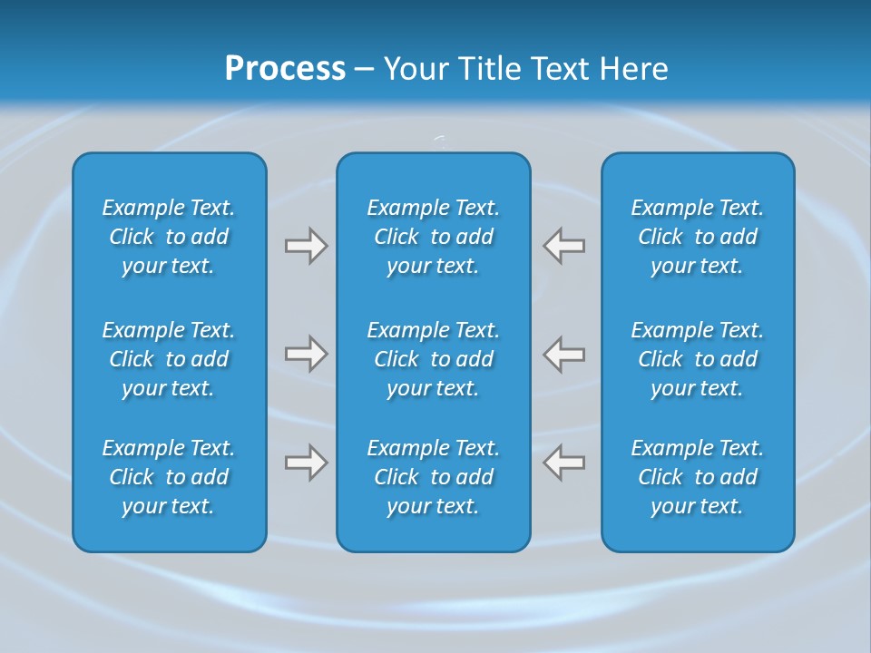 Concept Papier Peint Bleu PowerPoint Template