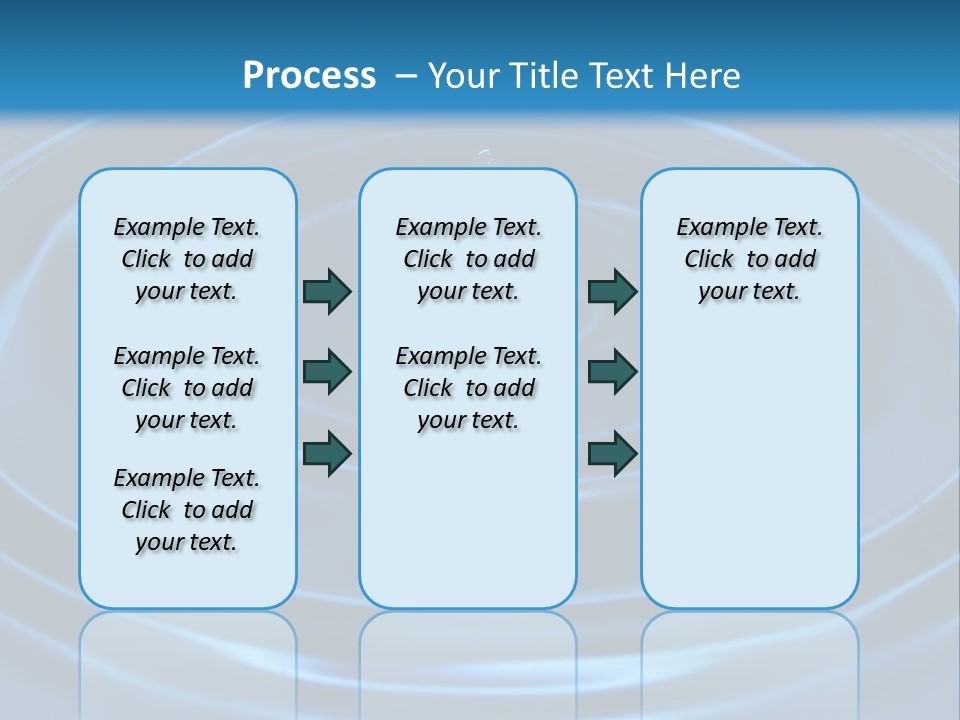 Concept Papier Peint Bleu PowerPoint Template