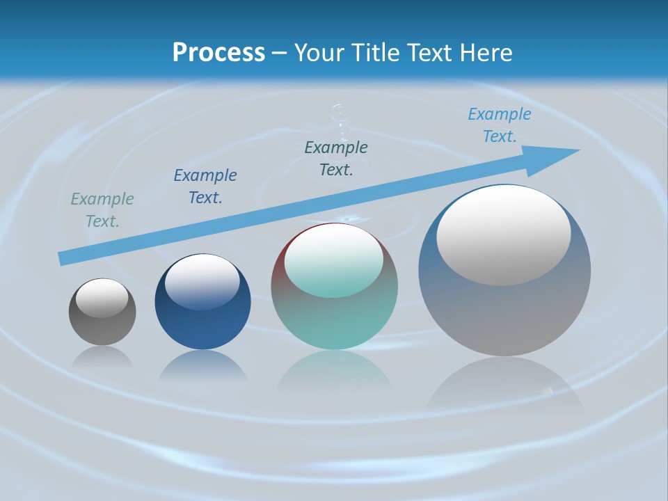 Concept Papier Peint Bleu PowerPoint Template