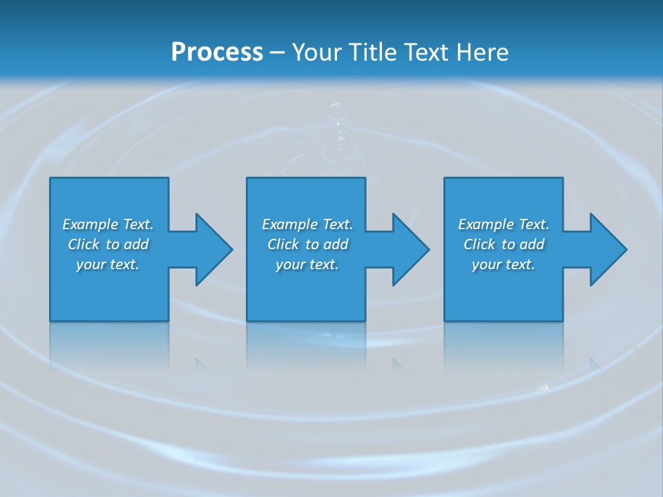 Concept Papier Peint Bleu PowerPoint Template