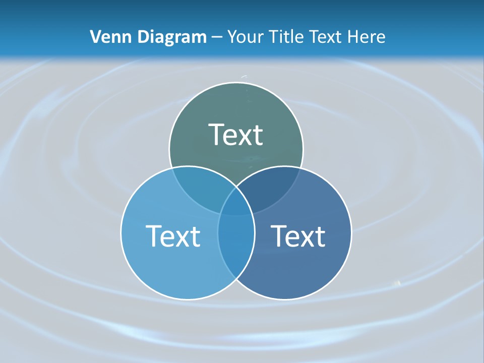 Concept Papier Peint Bleu PowerPoint Template