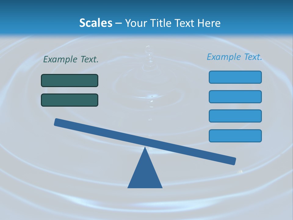 Concept Papier Peint Bleu PowerPoint Template