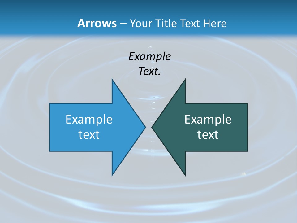 Concept Papier Peint Bleu PowerPoint Template