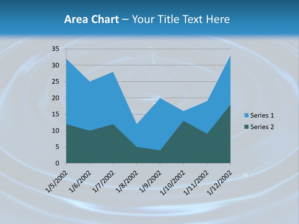 Concept Papier Peint Bleu PowerPoint Template