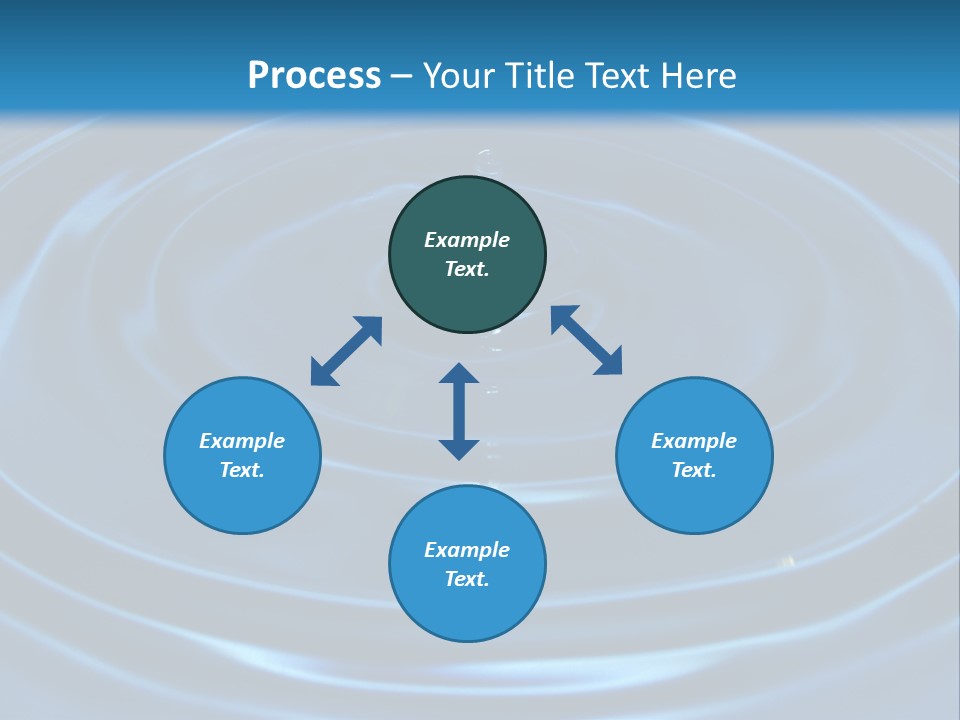 Concept Papier Peint Bleu PowerPoint Template