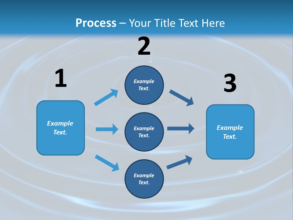 Concept Papier Peint Bleu PowerPoint Template