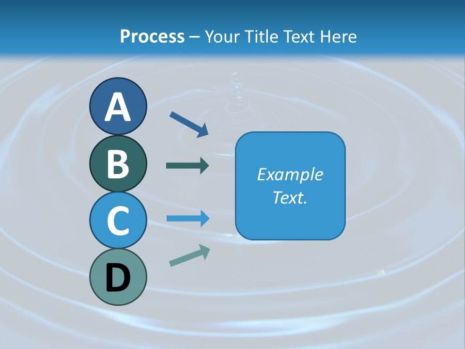 Concept Papier Peint Bleu PowerPoint Template