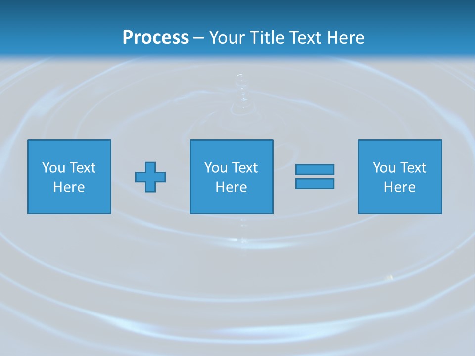 Concept Papier Peint Bleu PowerPoint Template