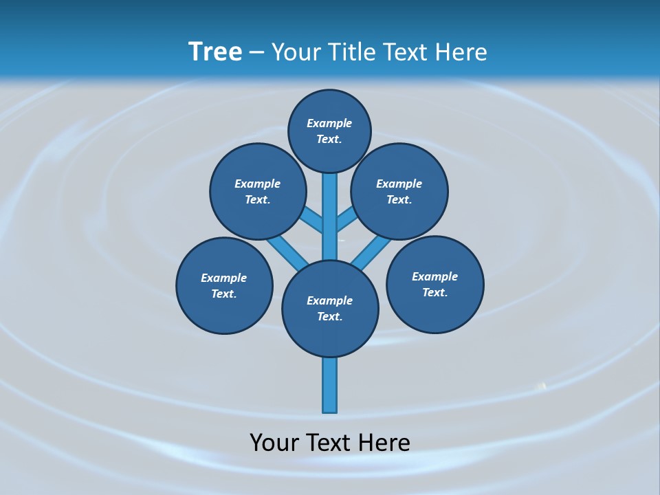 Concept Papier Peint Bleu PowerPoint Template