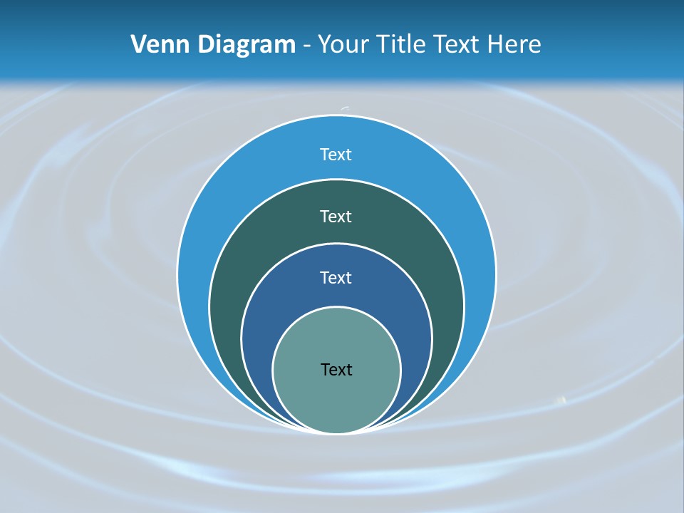 Concept Papier Peint Bleu PowerPoint Template