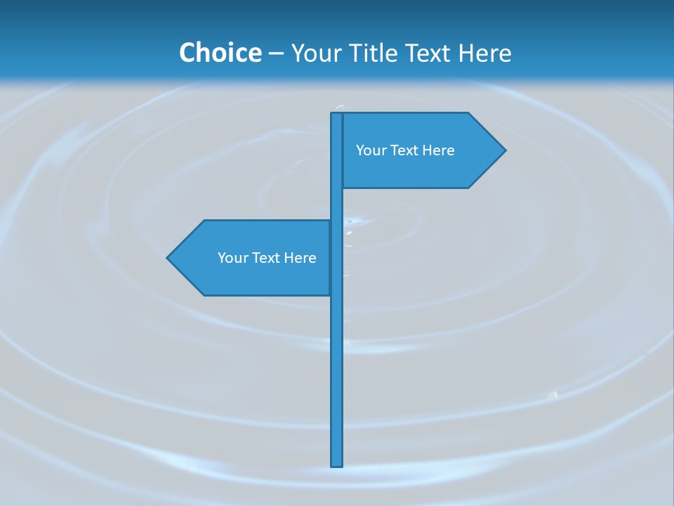 Concept Papier Peint Bleu PowerPoint Template