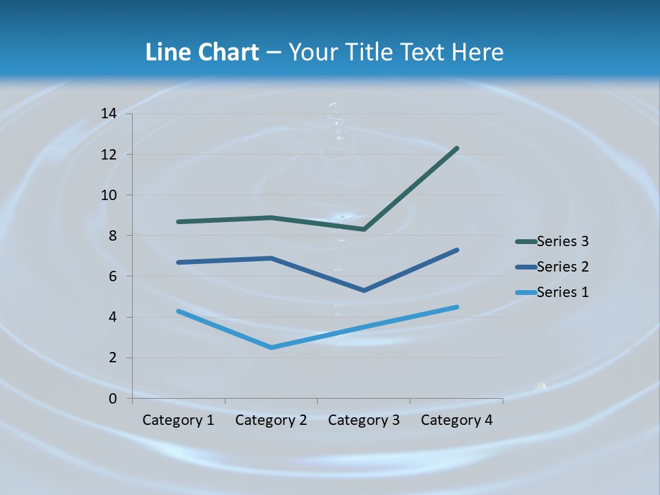 Concept Papier Peint Bleu PowerPoint Template