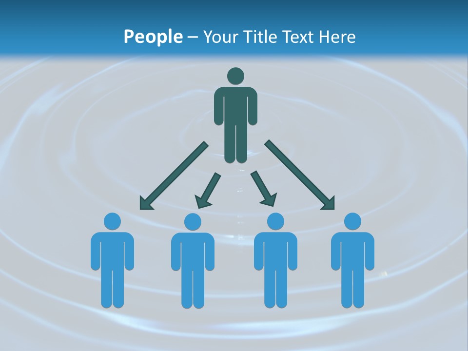 Concept Papier Peint Bleu PowerPoint Template