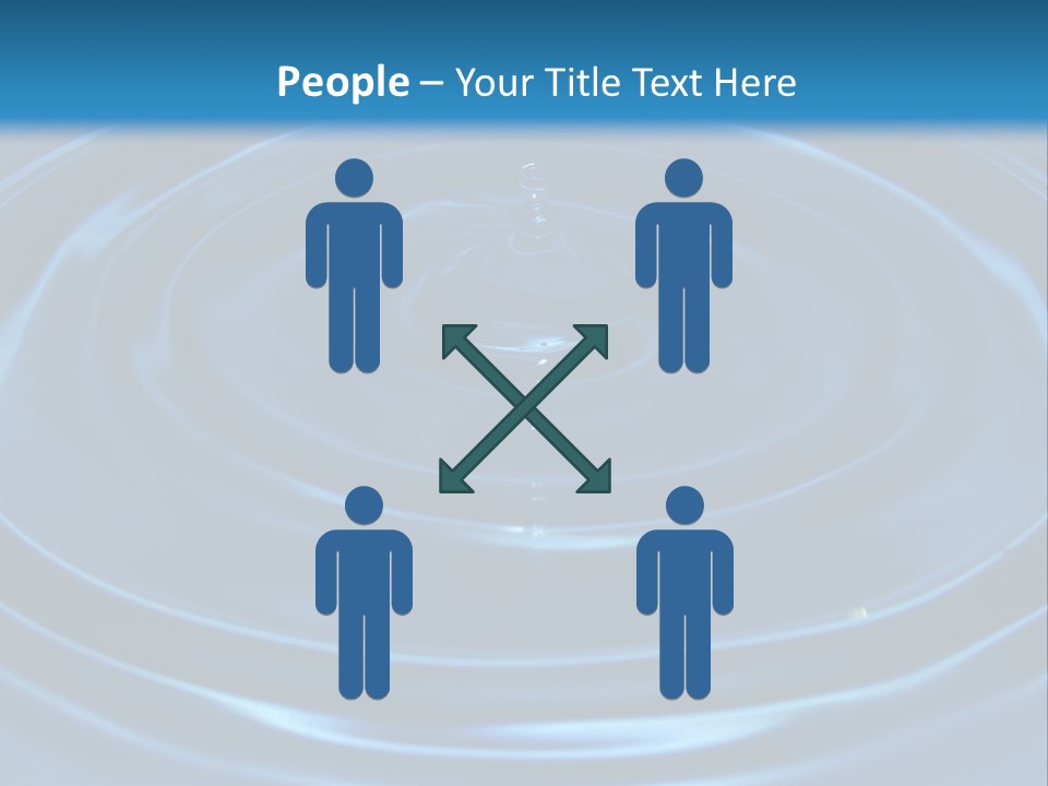 Concept Papier Peint Bleu PowerPoint Template