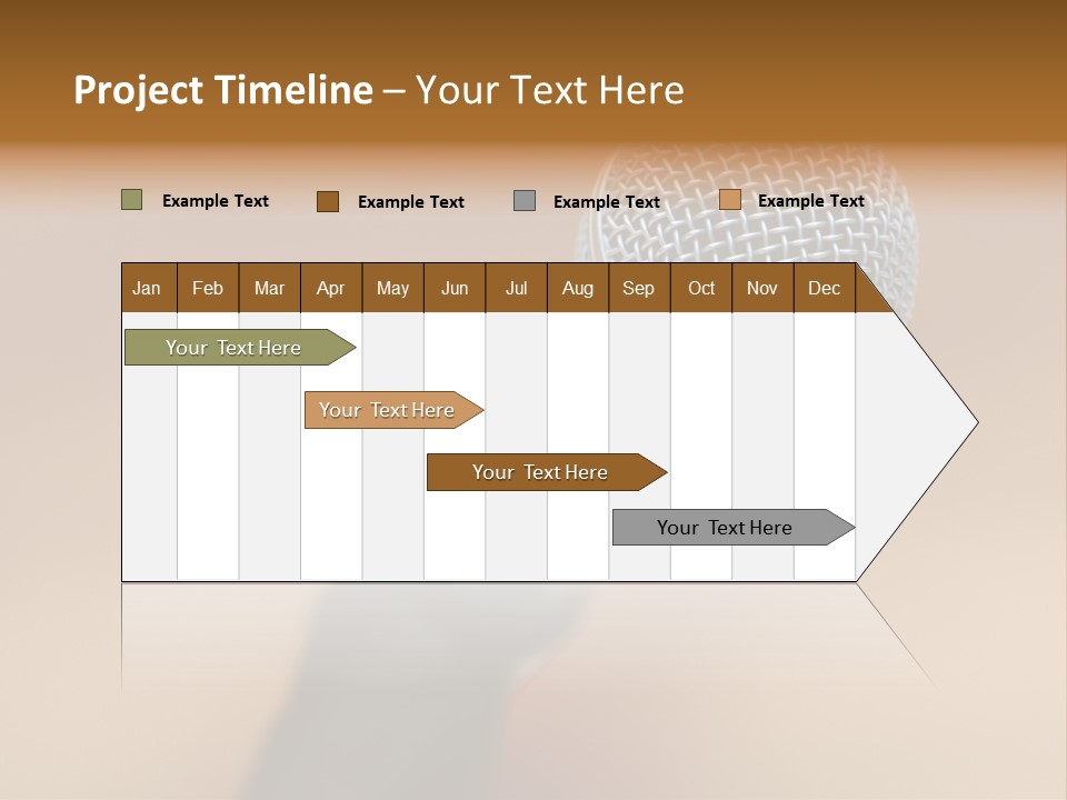Speech Audio Closeup PowerPoint Template